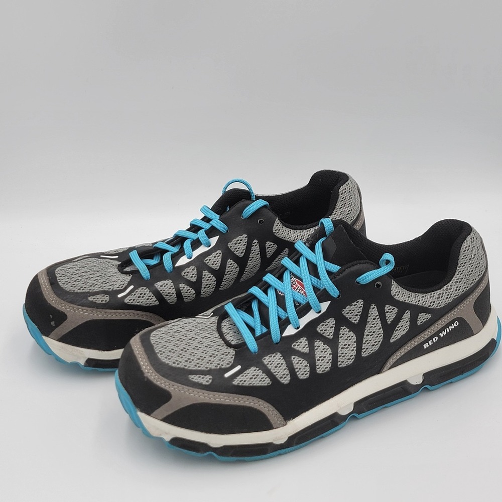 Red‎ Wing Womens 7.5 Work Sneakers 2338 Electrical Hazard Aluminum Toe Gray
